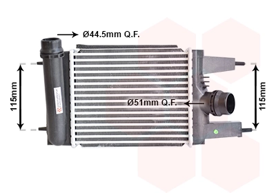 Radiador de aire, intercooler Nissan JUKE (F15E)