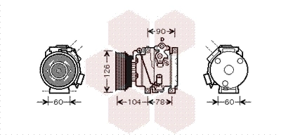 Compresor de ac para Toyota Avensis  (T22)