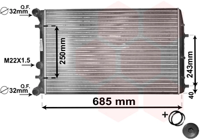Comprar BM850 Magneti Marelli Radiador de auto