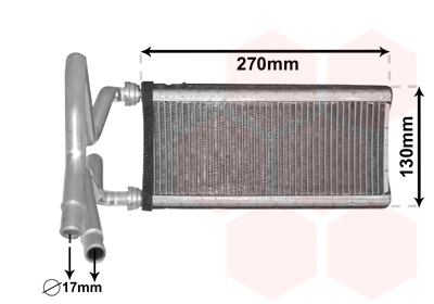Radiador calefacción para Lexus IS E2