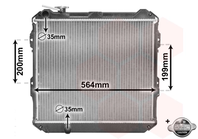 58002088 VAN Wezel Refrigeración del motor