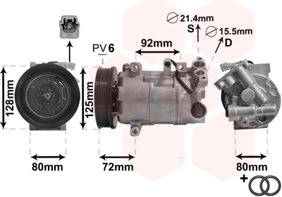 4300K489 VAN Wezel Compresor climatizador