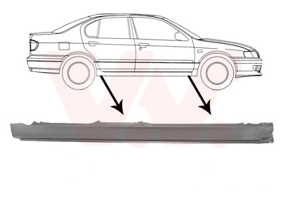 Umbral de puerta, derecha Nissan Primera  (1996-2002)