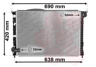 Comprar Radiador de refrigeración del motor Mini Cooper  R50, R53 a bajo precio