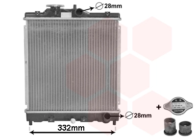 Água radiador Honda Civic V hatchback (EG) (1991 - 1995) precio, desde 53,64 EUR