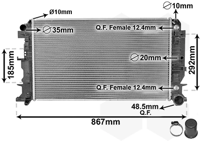 30002403 VAN Wezel Refrigeración del motor