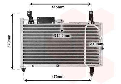 Condensador para Suzuki Swift II (AH, AJ)
