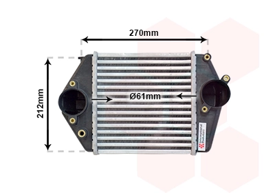 Radiador de aire, intercooler Mazda 6 (GY)