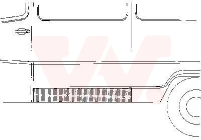 Puerta delantera izquierda para Mercedes Bus 207-310 601