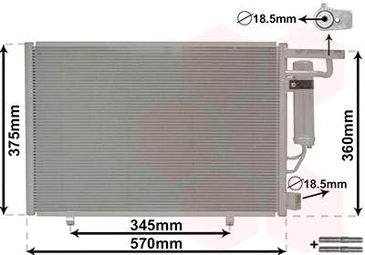 Comprar Condensador de aire acondicionado Ford Ka  UK, FK a bajo precio
