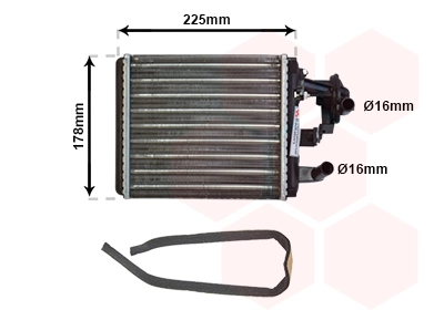 Comprar Radiador de calefacción Fiat Panda I 141A a bajo precio
