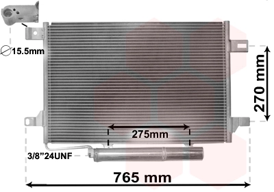 Condensador para Mercedes A  (W169)