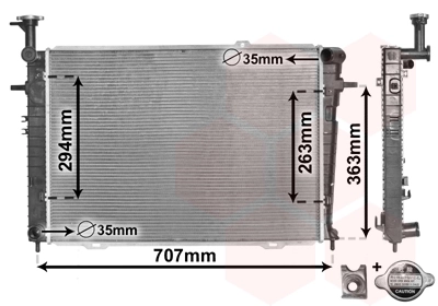 82002210 VAN Wezel Refrigeración del motor