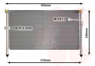 Condensador aire acondicionado Mazda 626 IV (GE)