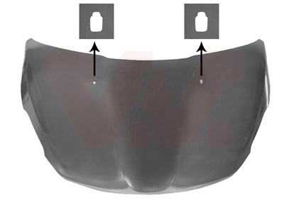 Capó delantero para Peugeot 208  CA, CC