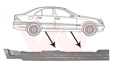 Comprar Umbral exterior derecho Mercedes C  S203 a bajo precio