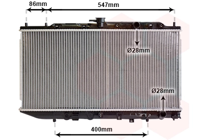 Radiador para Honda Civic ED, EF