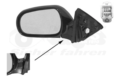 Comprar H771A12 NPS Espejo de retrovisor izquierdo