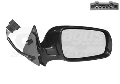 1U1857502BK01C VAG Espejo derecho