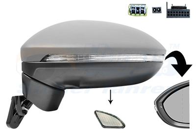 Comprar Espejo retrovisor izquierdo Volkswagen Touran III 5T1 a bajo precio