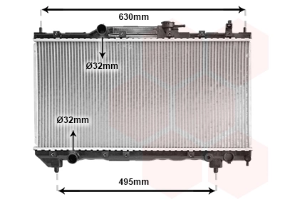 Radiador de agua Toyota Avensis (T22)