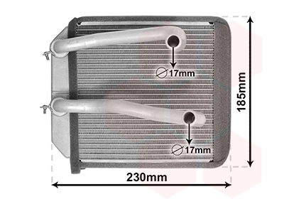 Radiador interior para Mitsubishi L 200 III K60, K70