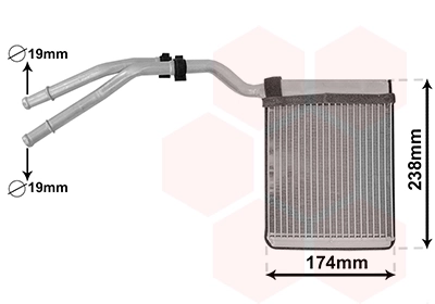 Calefactor para Ford Galaxy  (WA6)
