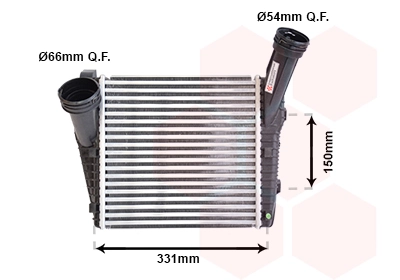 Comprar Intercooler Audi Q7  4LB a bajo precio
