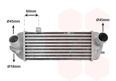 Intercooler para Hyundai I20 PB