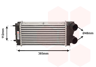 Enfriador de aire de admisión para Peugeot 307  (3A, 3C)