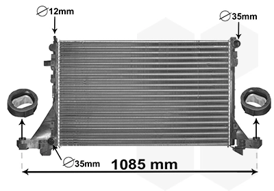 43002560 VAN Wezel Refrigeración del motor