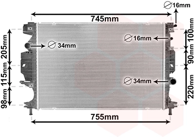 Radiador del motor Ford S-Max monovolumen comprar en España