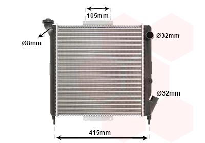 Radiador para Renault 9 L42