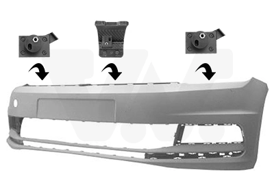 Paragolpes para Volkswagen Touran 5T1