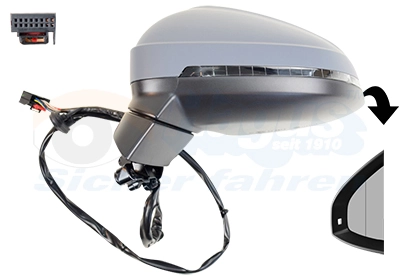 Retrovisor izquierdo para Audi A4  (8W5, 8WD)