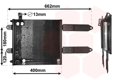 Condensador para Volkswagen Polo III (6N2)