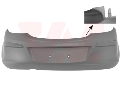 Comprar Parachoques trasero Opel Corsa S07 a bajo precio
