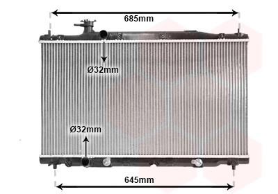 Radiador para Honda CR-V RE
