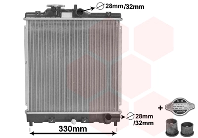 25002121 VAN Wezel Refrigeración del motor