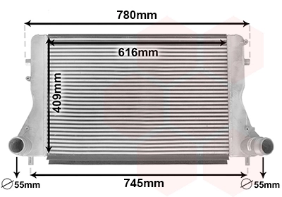 Intercooler 818391 VALEO