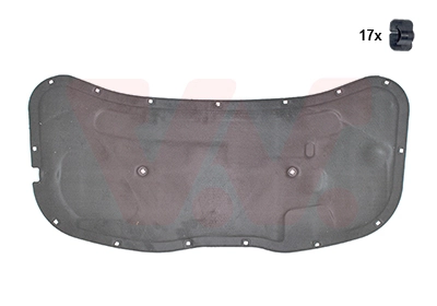 Aislante de capot para Volkswagen Polo IV (9N, 9A)