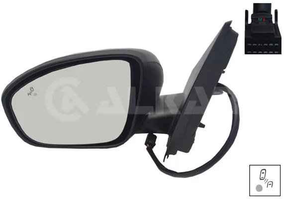 Espejo de retrovisor izquierdo para Dacia Sandero 