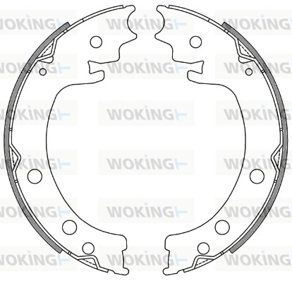 Juego de zapatas de frenos, freno de estacionamiento Suzuki Grand Vitara JB