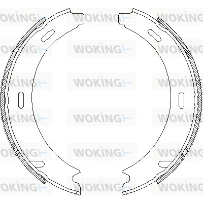 Juego de zapatas de frenos, freno de estacionamiento Mercedes E C124