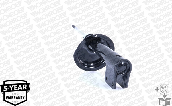Amortiguador delantero izquierdo 1635543580 Peugeot/Citroen