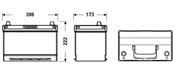 CB955 Exide Batería Start-Stop