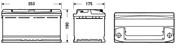 CC900 Exide Batería Start-Stop
