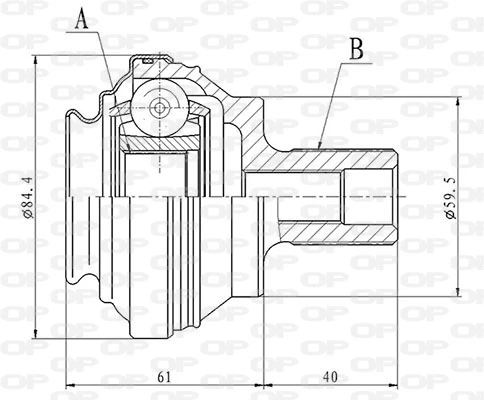 CVJ586010 Open Parts