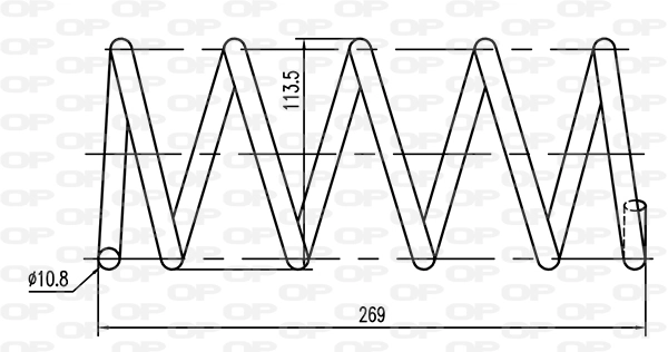 Comprar Muelle de eje trasero Panda I 141A