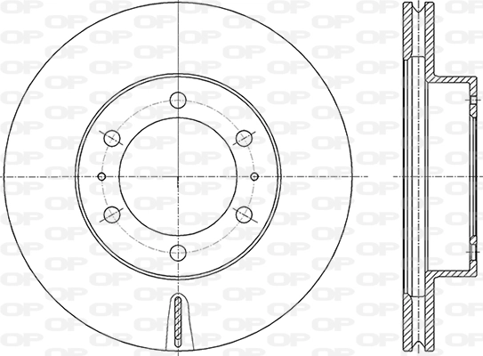 Disco de freno para Toyota Hilux GUN12, GUN13